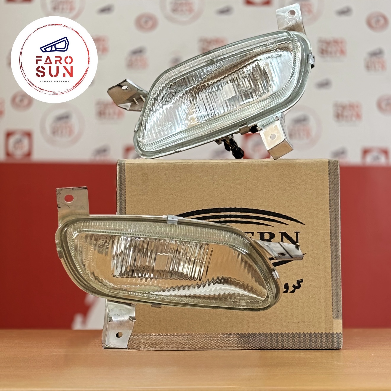 مه شکن جلوی سمند سورن برند مدرن صنعت بسته ۲ عددی (جفت)