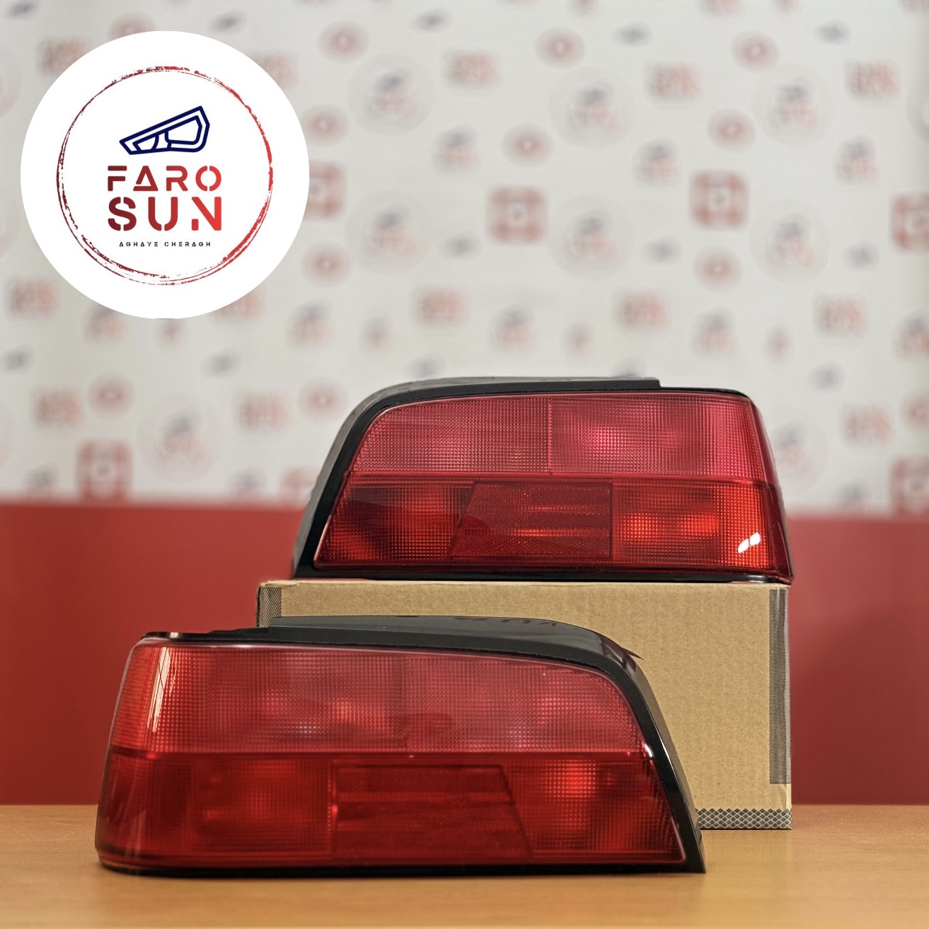 چراغ خطر پژو پارس برند مدرن صنعت بسته ۲ عددی (جفت)